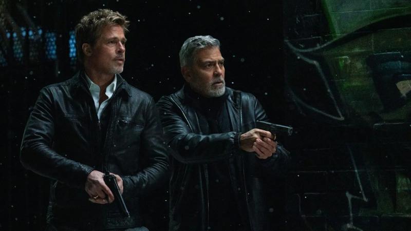 ‘Lobos’: Brad Pitt e George Clooney em estado de graça