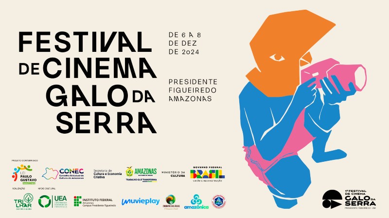 Festival de Cinema de Presidente Figueiredo terá workshops de animação, streaming e som direto
