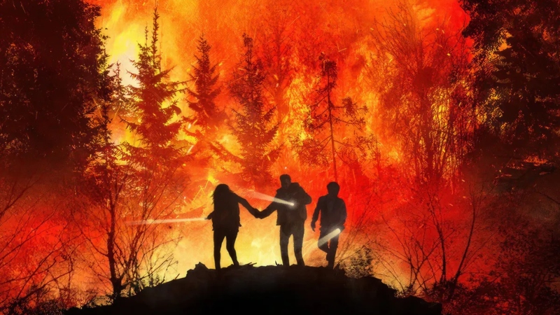 ‘Em Chamas’ (2025): filme aposta em todos os lugares-comuns dos filmes catástrofesa