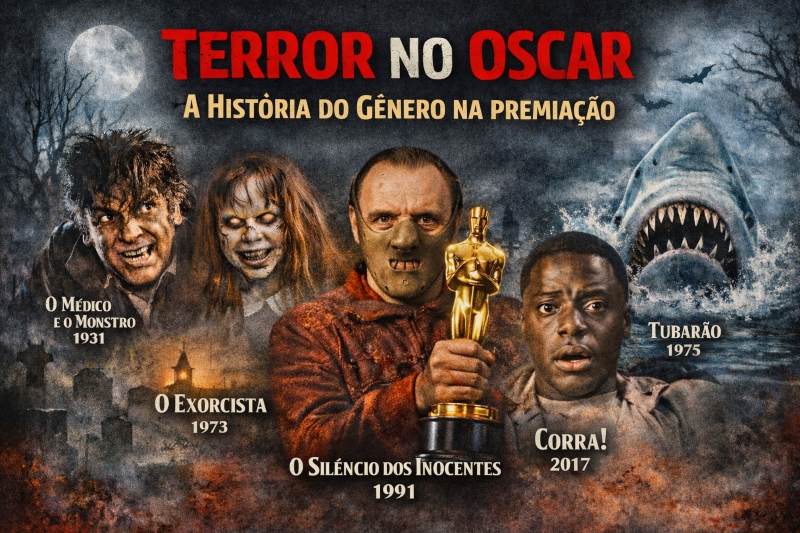 De ‘O Médico e o Monstro’ a ‘Pecadores’: a história do cinema de terror no Oscar